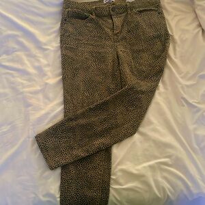 William Rast Leopard Print Skinny Jeans Size 31
